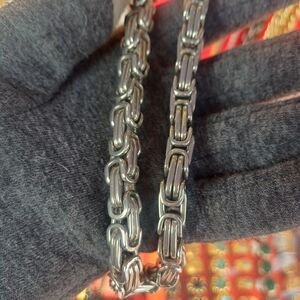 Chunky Silver Chain Necklace